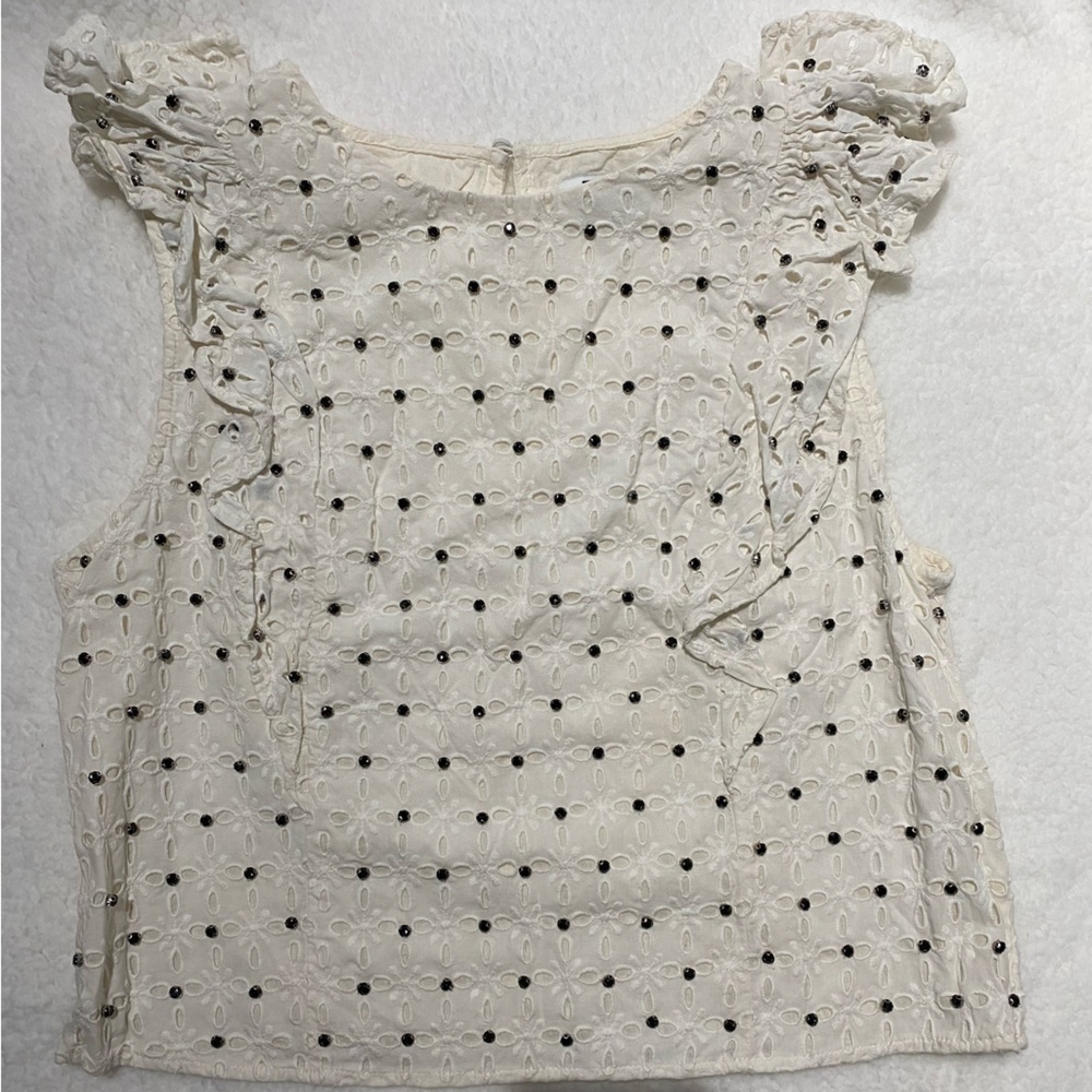 Express blouse size S IVORY